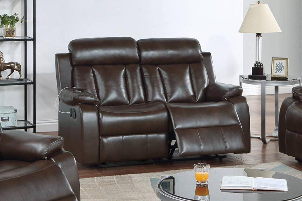 Taiyus Recliner Loveseat in Brown image