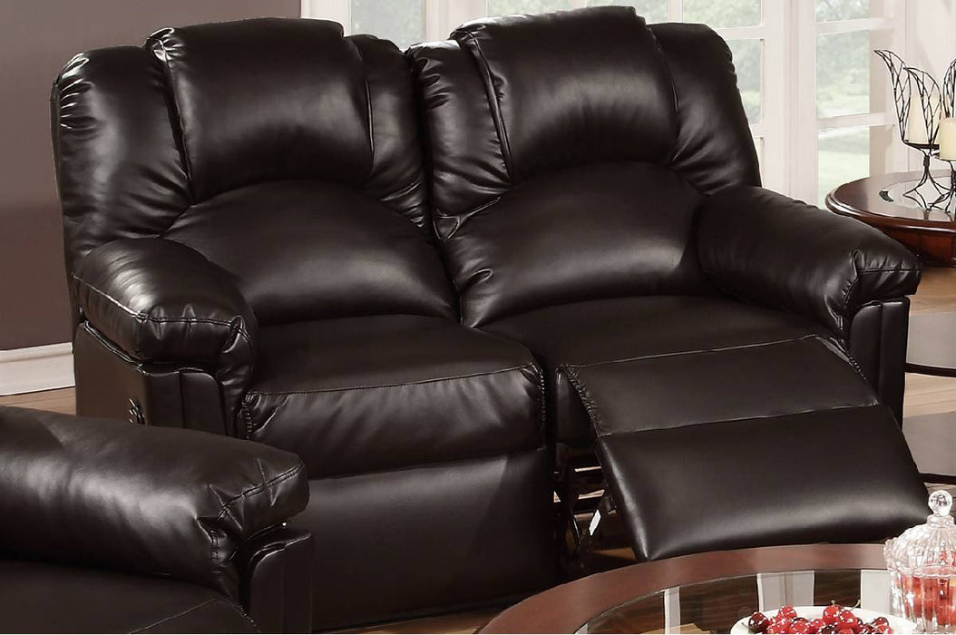 Bstfur Recliner Loveseat/Bonded Leather-Espresso in Espresso image