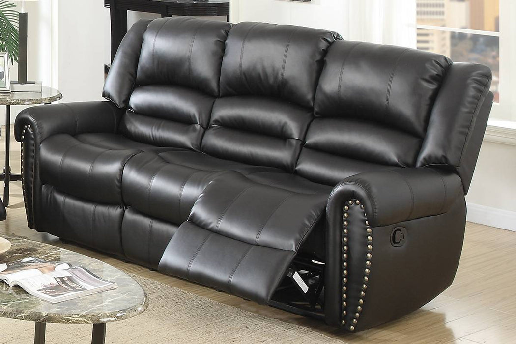 Uefurn Recling Sofa in Black image