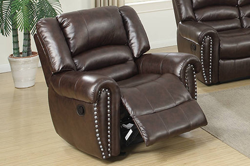 Uefurn Glider Recliner in Dark Brown image