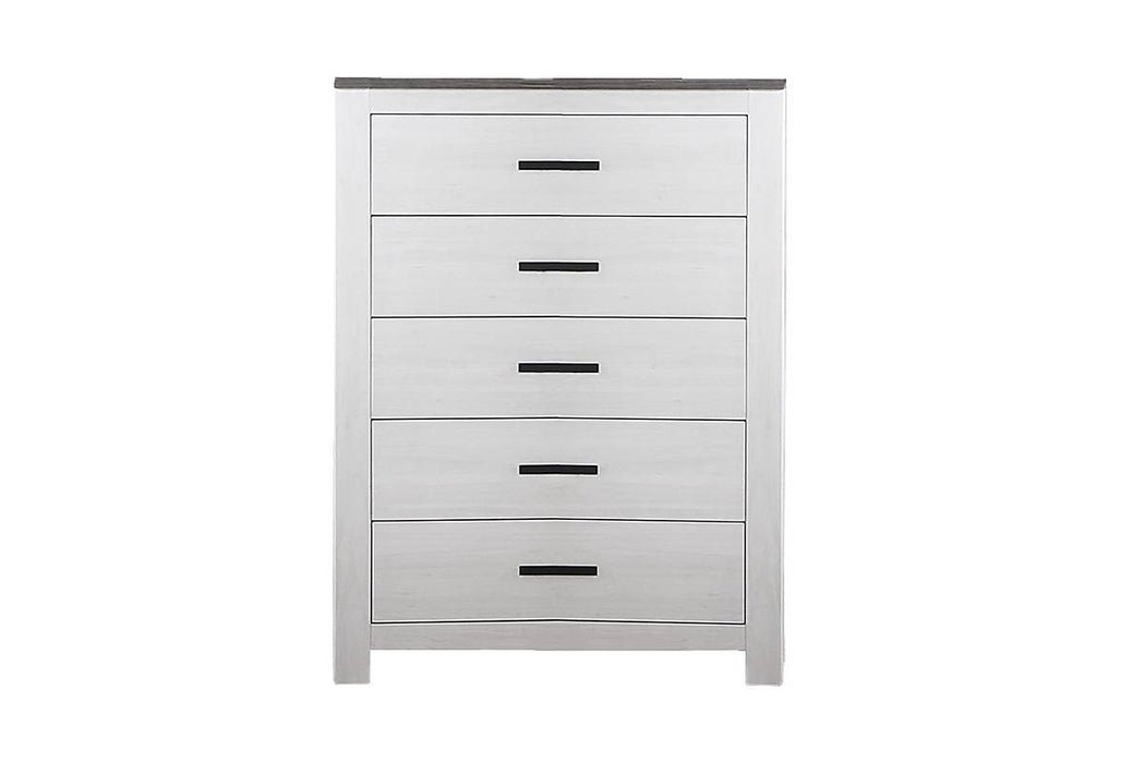 Chuint Chest in Whitewash + Smoking Grey image