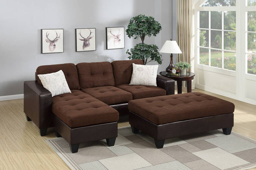 Haoind All-In-One Sectional in Chocolate image