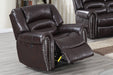 Uefurn Power Recliner in Dark Brown image