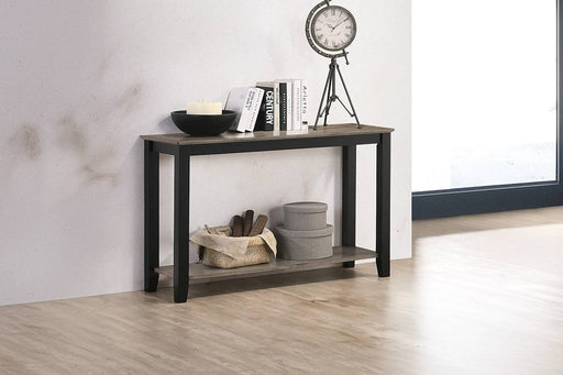 Liihct Console Table in Gray/Black image