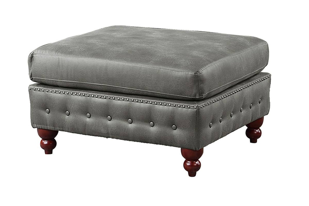 Chixin Cocktail Ottoman/Slate Grey in Slate Grey image