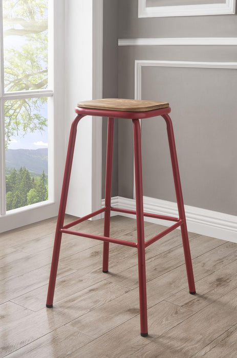 Scarus Natural & Red Bar Stool image