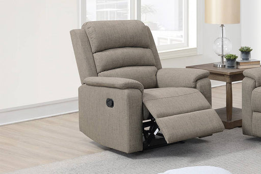 Yonrui Recliner in Light Brown Fabric image