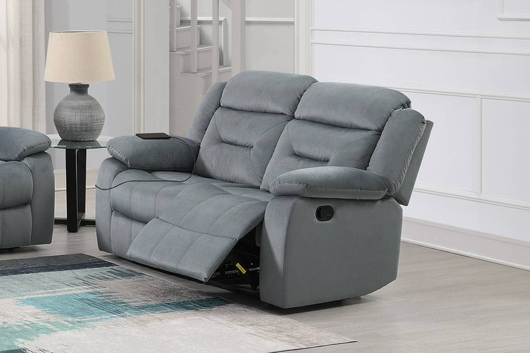 Taiyus Recliner Loveseat in Dark Gray image