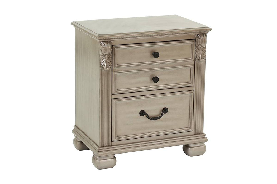 Mcraft Nightstand in Antique Silver image