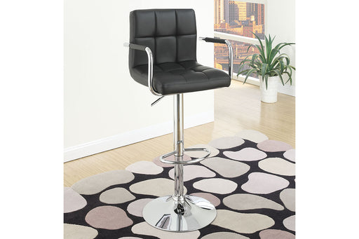 Uefurn Adjustable Bar Stool in Black image