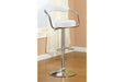 Huifur Adjustable Bar Stool in White image