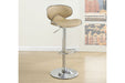 Huifur Adjustable Bar Stool in Light Brown image