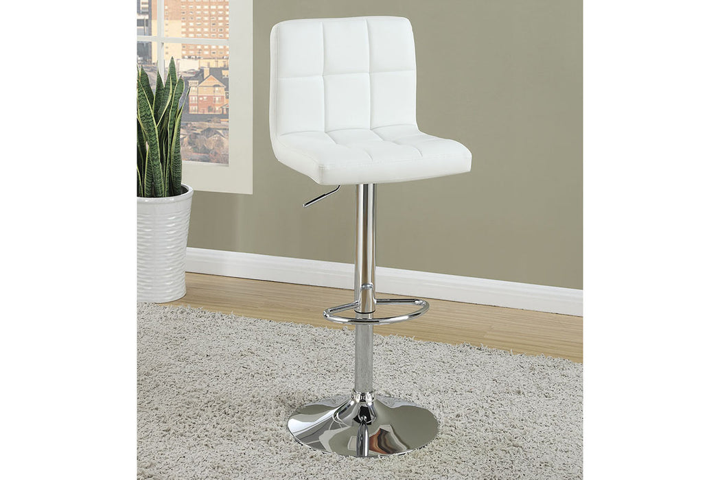 Uefurn Adjustable Bar Stool in White image