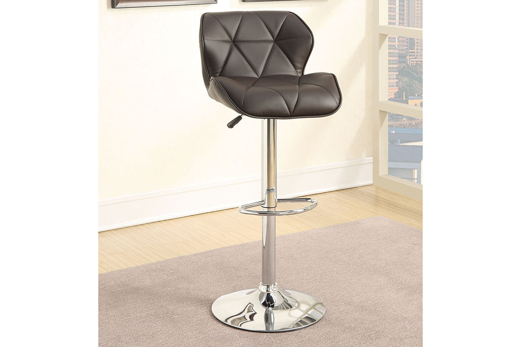 Sopfur Adjustable Bar Stool in Dark Brown image