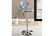 Sopfur Adjustable Bar Stool in Silver image