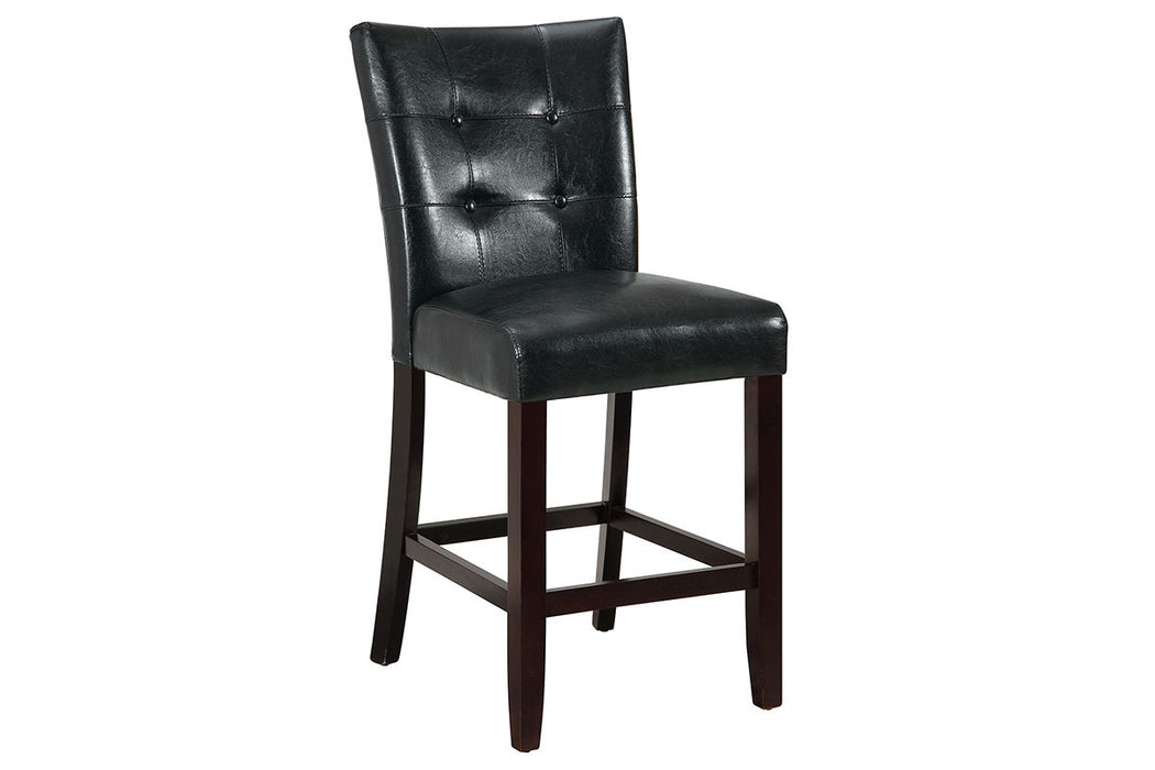 Sfvnco High Chair/Black Pu in Espresso image