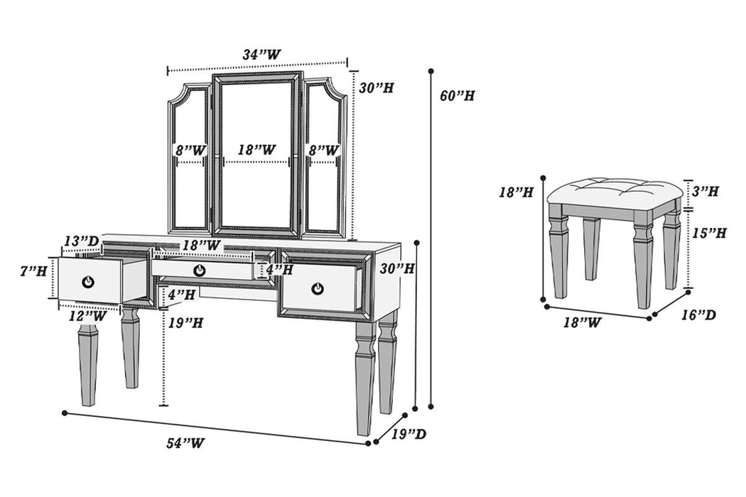 Vanity Set F4220