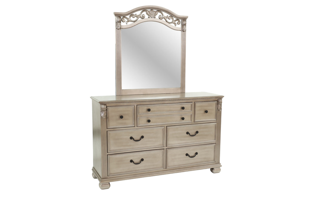 Mcraft Dresser in Antique Silver image