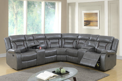 Uefurn 3-Pc Sectional Set in Grey image