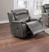 Bstfur Glider Recliner/Handle/Slate Blue in Slate Blue image