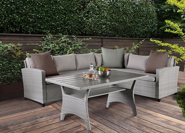 Shonda 3 PC. Patio Dining Set