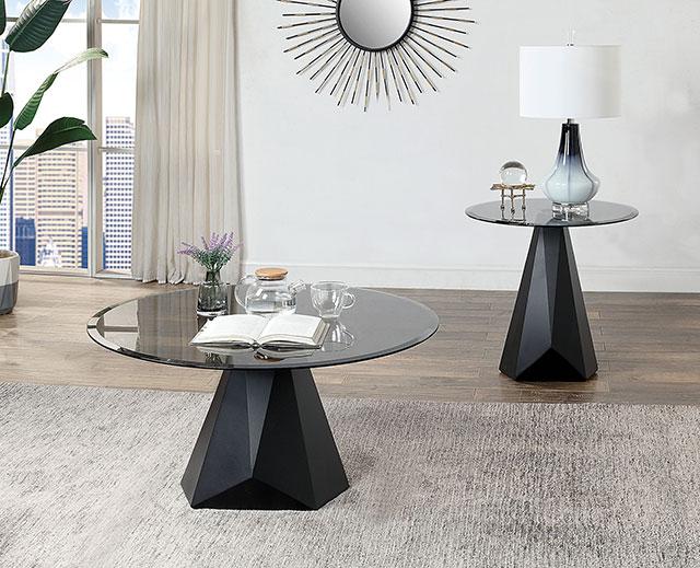 BISHOP Coffee Table, Black/Gray