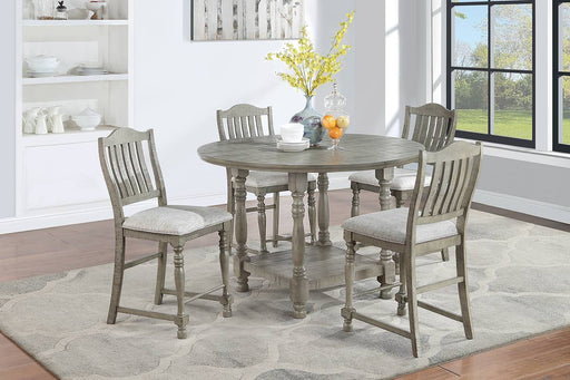 Hhdfur Counter Height Table in Light Grey image