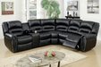 Uefurn 3-Pc Sectional Set in Black image