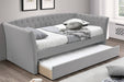 Liihcc Day Bed/Light Grey Burplap in Light Grey / Na image