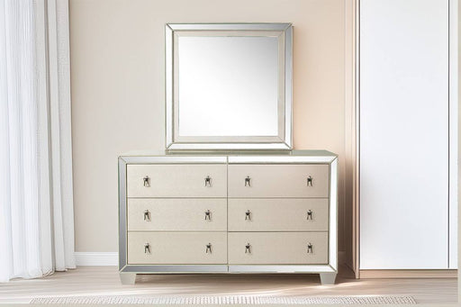 Mcraft Dresser W/Stainless Panel in Silver image