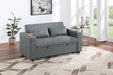 Uniqvn Convertible Sofa in Black Gray image