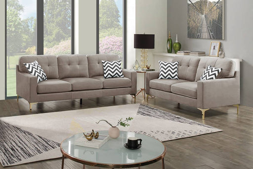 Taiyus 2-Pcs Sofa Set in Light Brown image