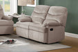 Taiyus Recliner Loveseat in Light Brown image