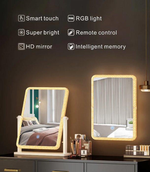 Vanity Mirror with Three Color Lights