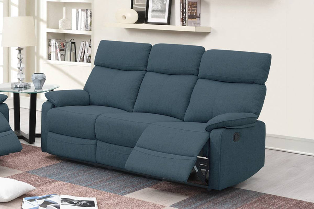 Yonrui Recliner Sofa in Dark Blue image