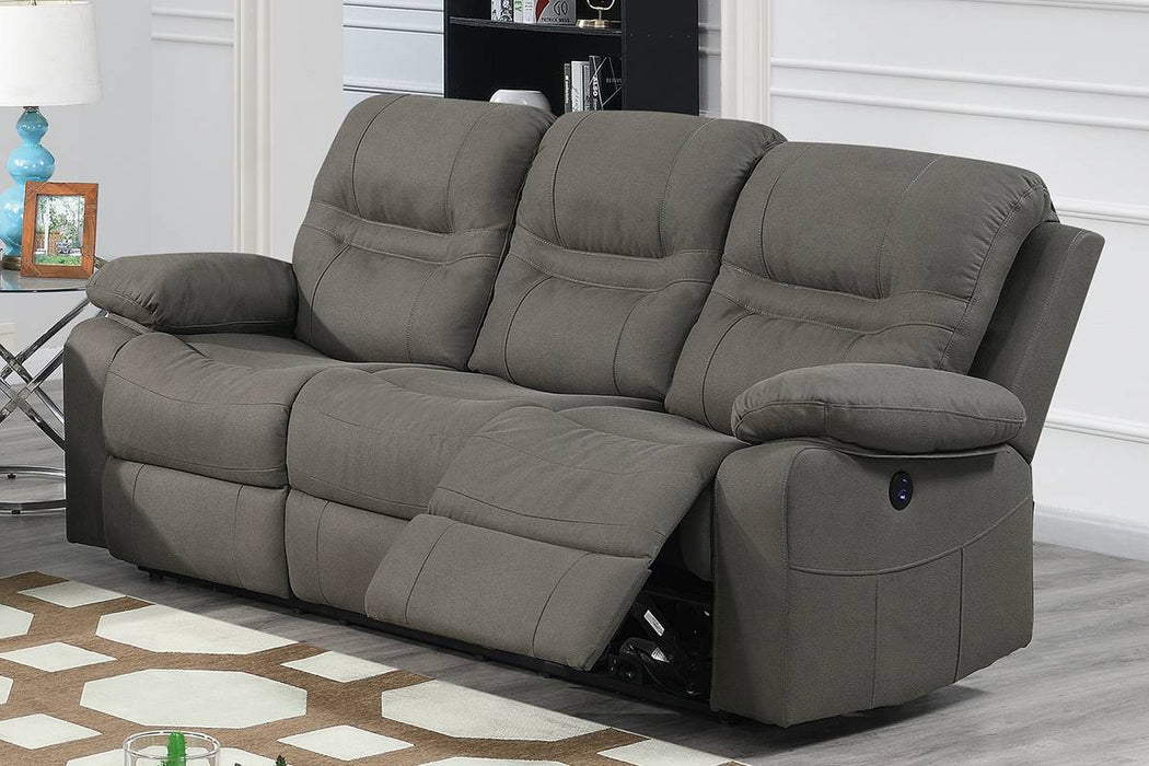 Bstfur Power Reclining Sofa/Slate Blue in Slate Blue image