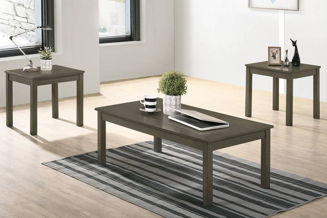 Liihfd 3-Pcs Coffee Table Set in Dark Grey image