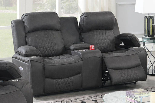 Taiyus Power Loveseat in Charcoal image