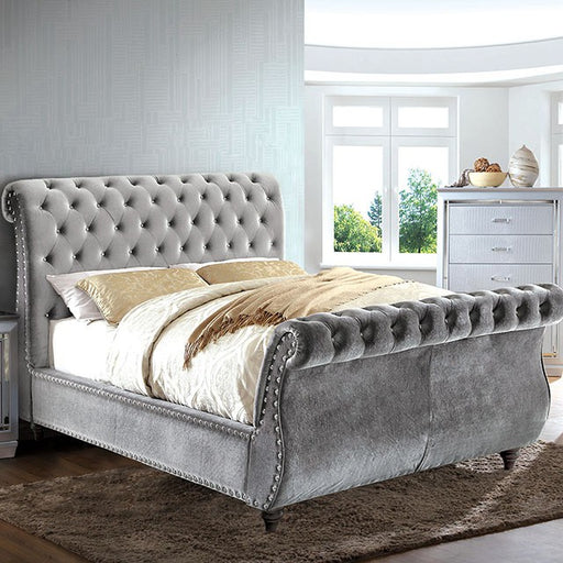 Noella Queen Bed, Gray image