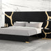 Goldsberg E.King Bed w/ Wall Panels image