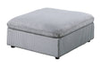 Winwoo Cocktail Ottoman in Light Gray image