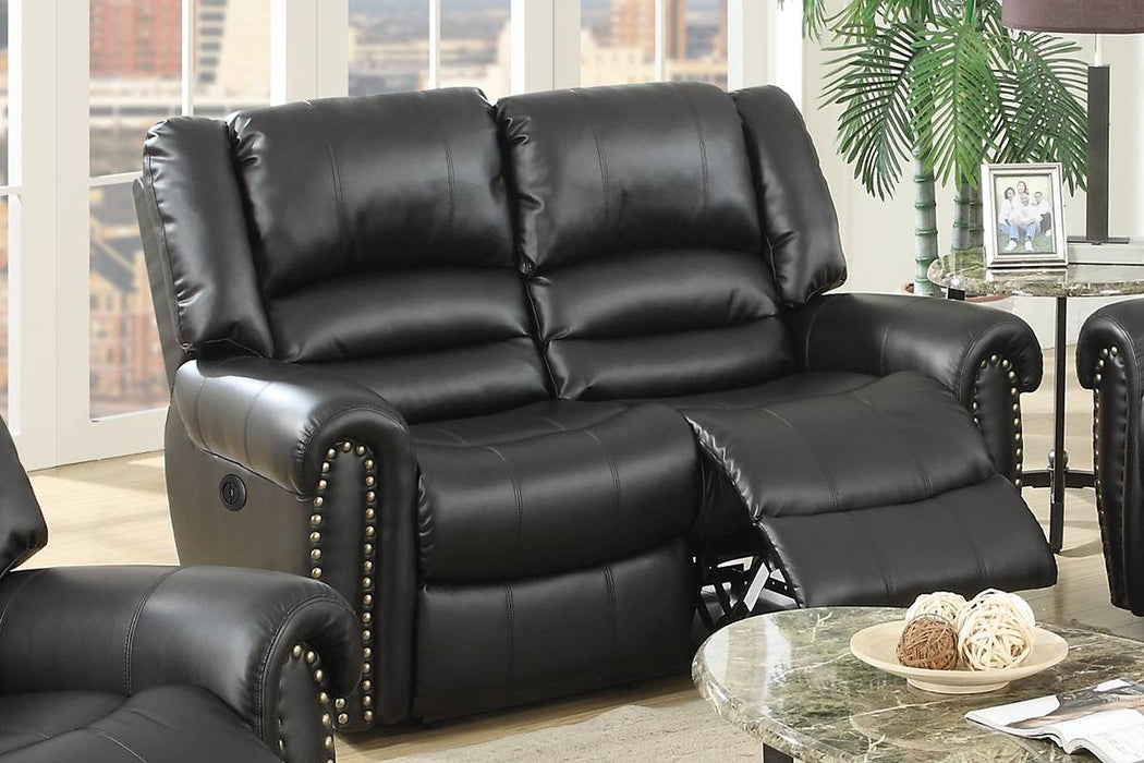 Uefurn Powr Loveseat in Black image