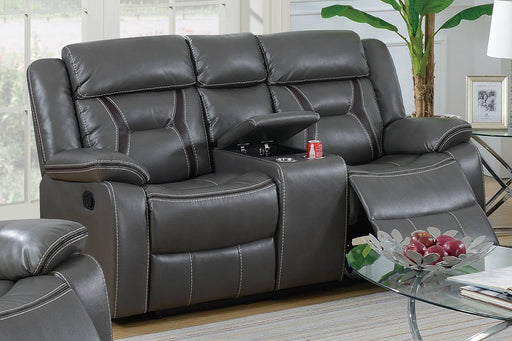 Uefurn Reclining Loveseat in Grey image