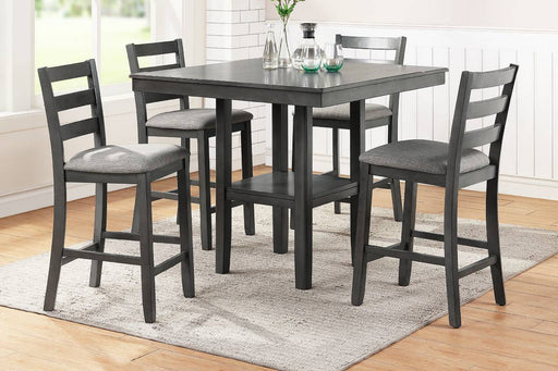 Minyou 5-Pcs Counter Height Set in Grey image