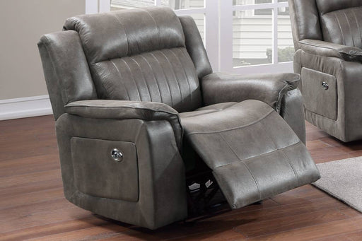 Bstfur Power Motion Recliner/Slate Blue in Slate Blue image