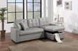 Yanlin Convertible Sectional in Light Gray image