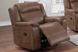 Bstfur Glider Recliner/Handle/Dark Coffee in Dark Coffee image