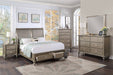 Mcraft Cal-King Bed in Antique Silver image