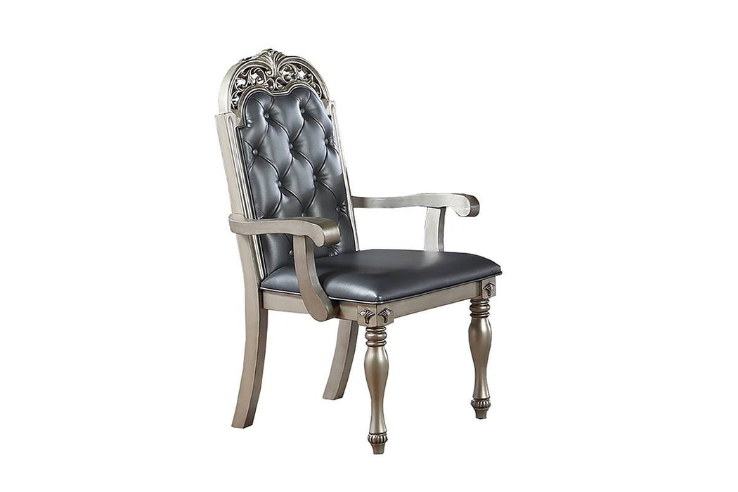 Sfvnco Dining Arm Chair in Silver image