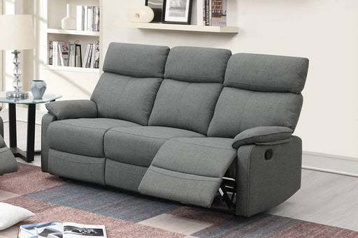 Yonrui Recliner Sofa in Light Grey Fabric image